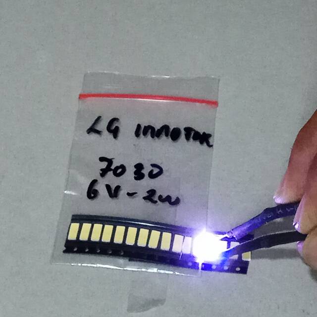 LED smd LG innotek 7030 6V 1W untuk pengganti Backlight tv