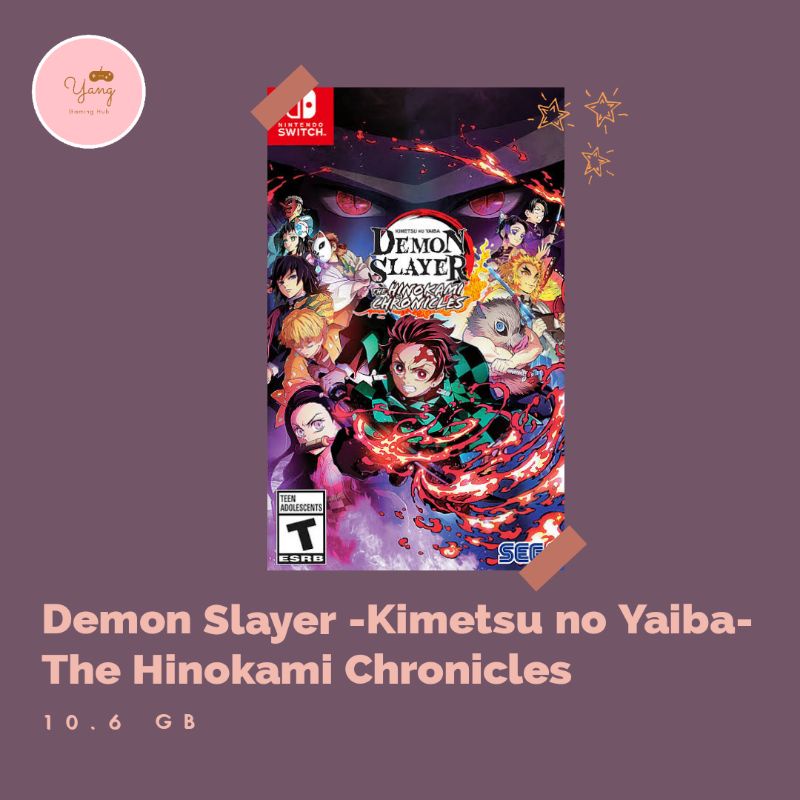 Demon Slayer Kimetsu no Yaiba The Hinokami Chronicles Nintendo Switch