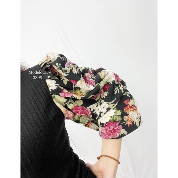 MDLV ~ BM 3399 GERANIUM PUFF TOPS // ATASAN LENGAN PANJANG // FASHION IMPORT WANITA