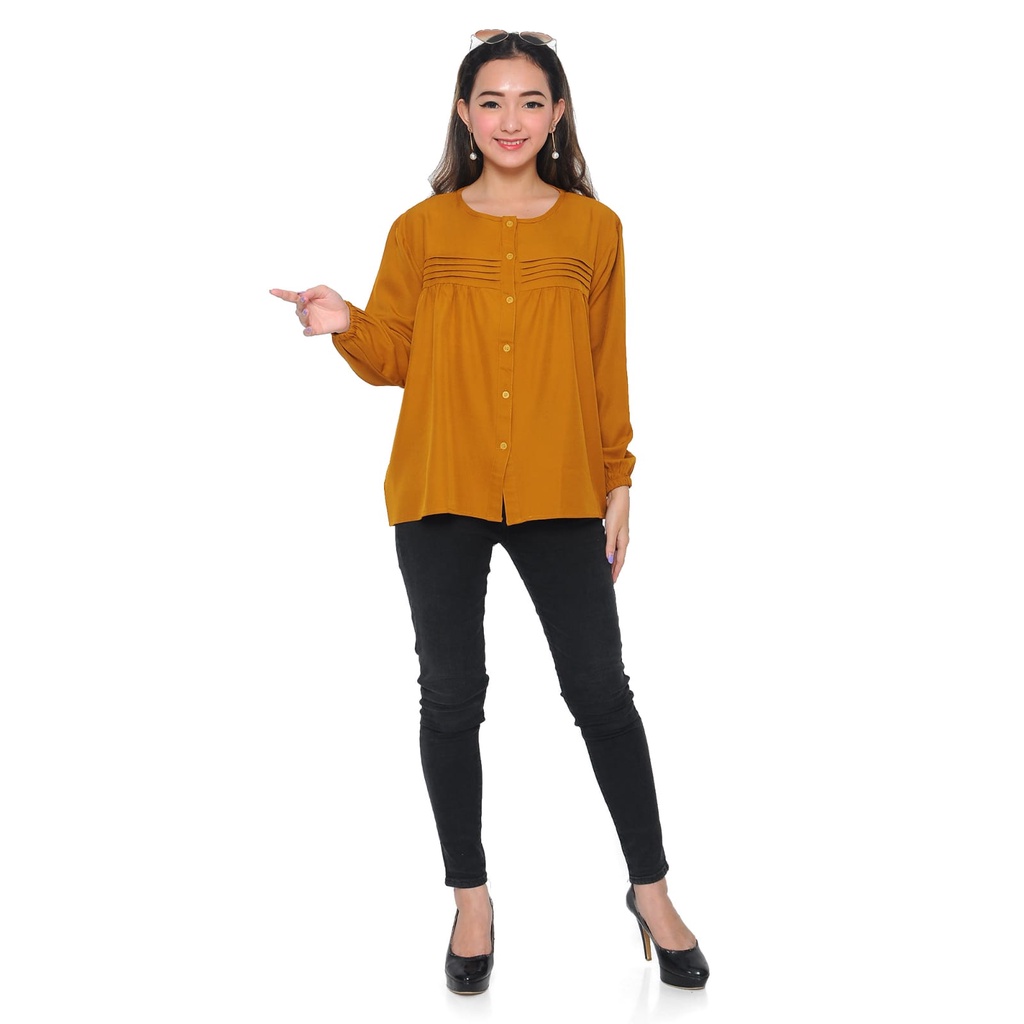 baju atasan wanita terbaru/shakila impor/blouse giovany shirt