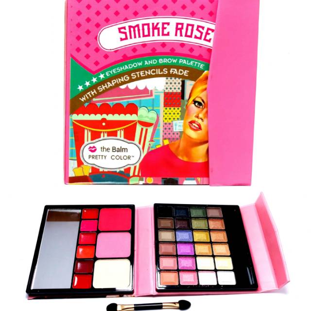 THE BALM EYESHADOW DOMPET SMOKE ROSE