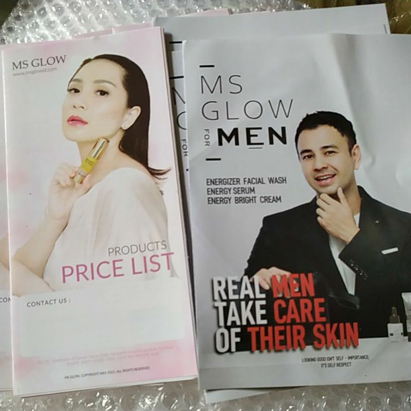 BROSUR MS GLOW/MS GLOW FORMEN