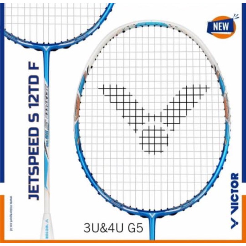 Raket Victor Jetspeed S 12 TD Js 12 Td Js-12td Js12 Td Ori