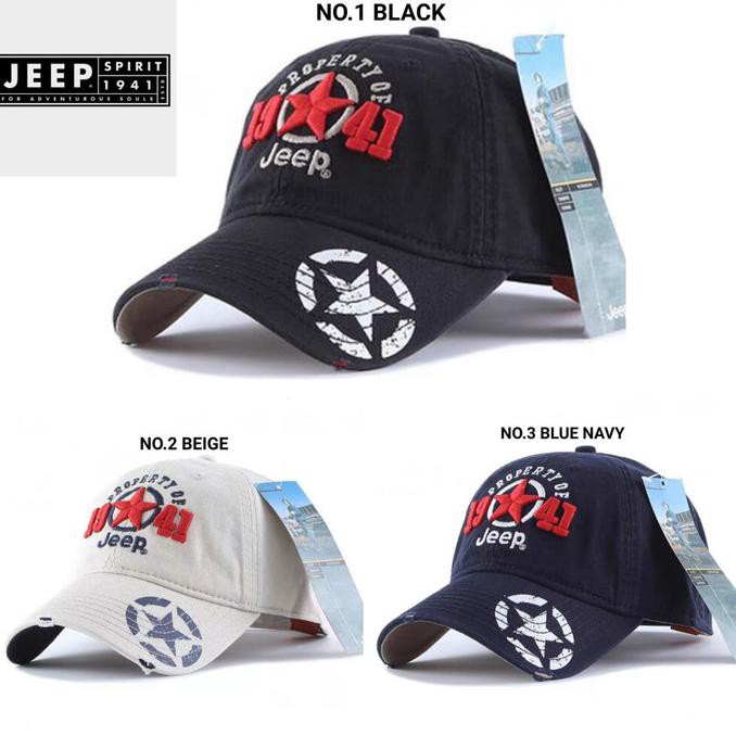 Ready Stok - Topi Jeep Spirit Original / Topi Jeep 1941 Import