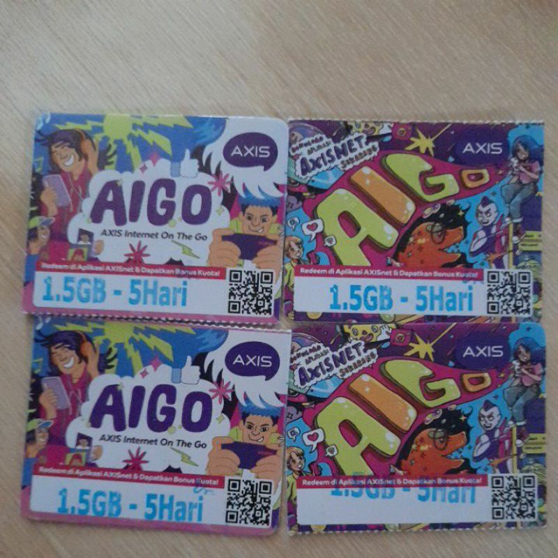 Voucher kuota Axis 1,5GB