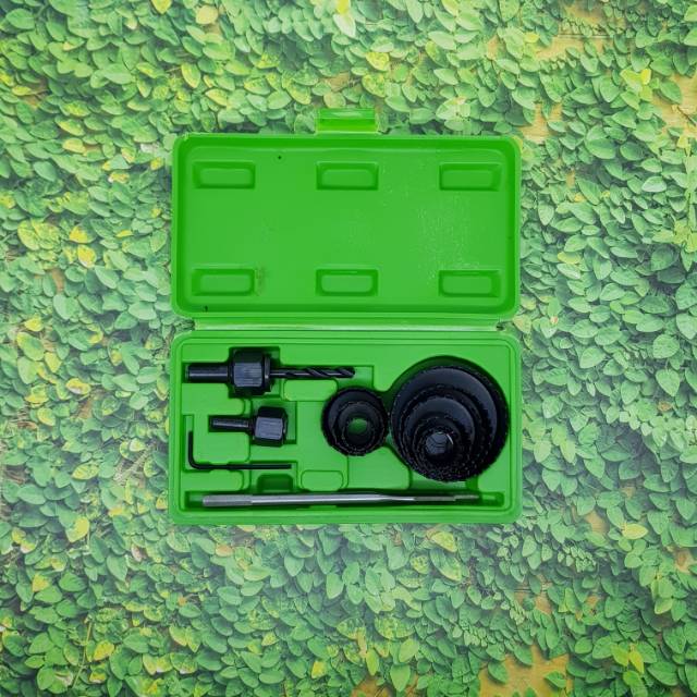 Holesaw KIT Kentaro 13 pcs Matabor Pelubang Kayu Holesaw