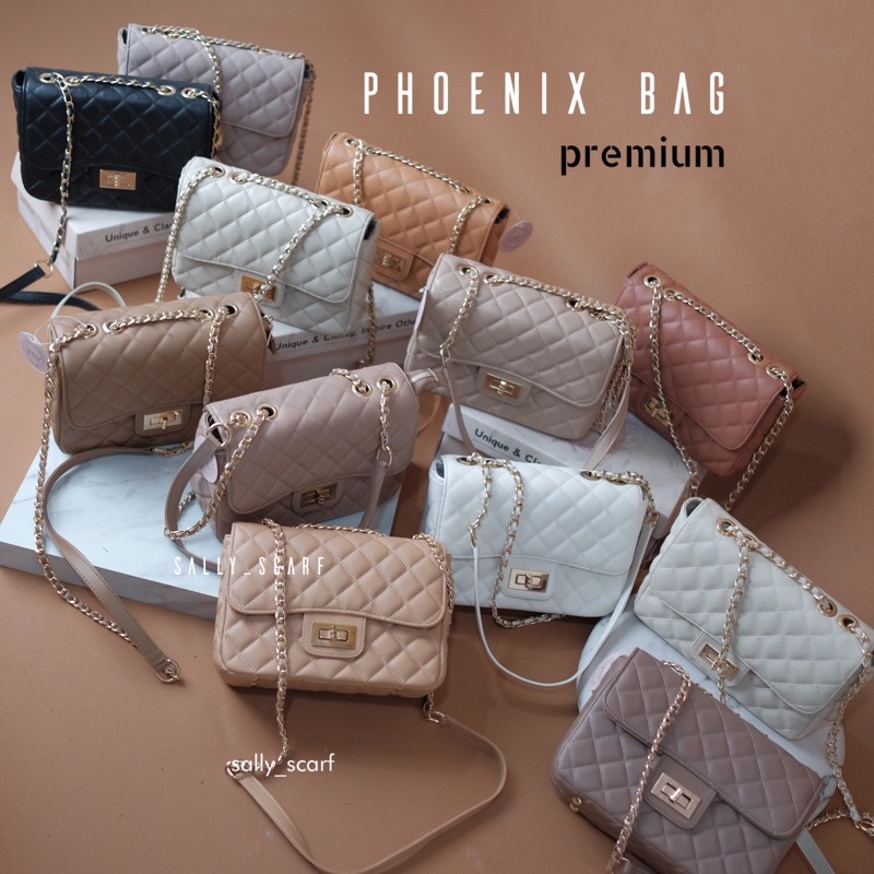 Tas Wanita Phoenix Bag, Shoulder Bag Kulit Sintetis