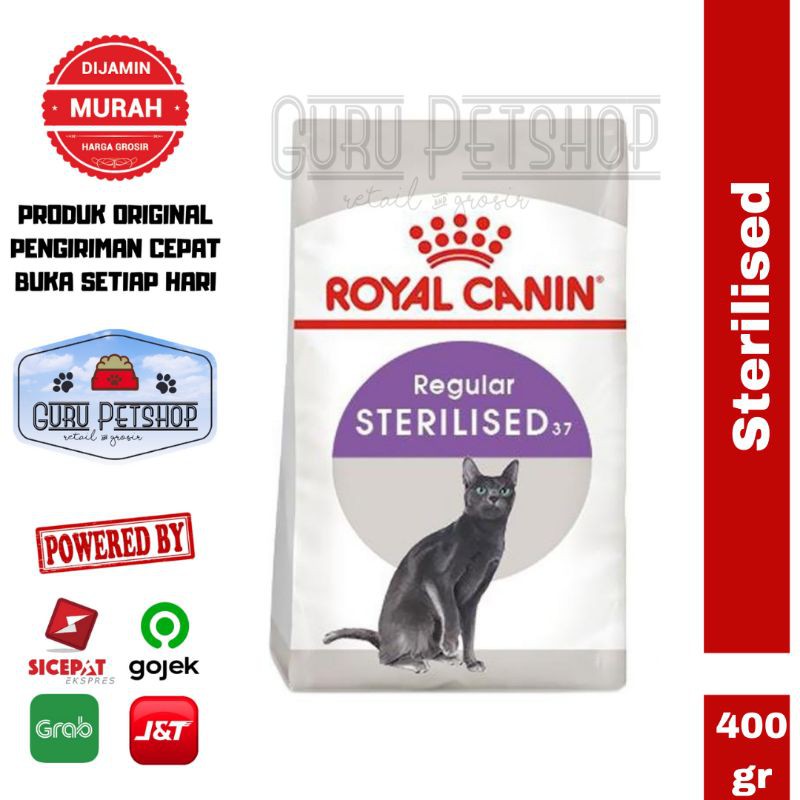 Royal Canin Sterilised 400gr Freshpack / Makanan Kucing Diet