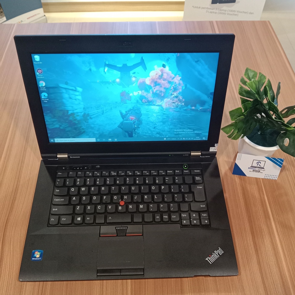 Laptop Lenovo Thinkpad i7 4GB HDD 500GB Second Bekas