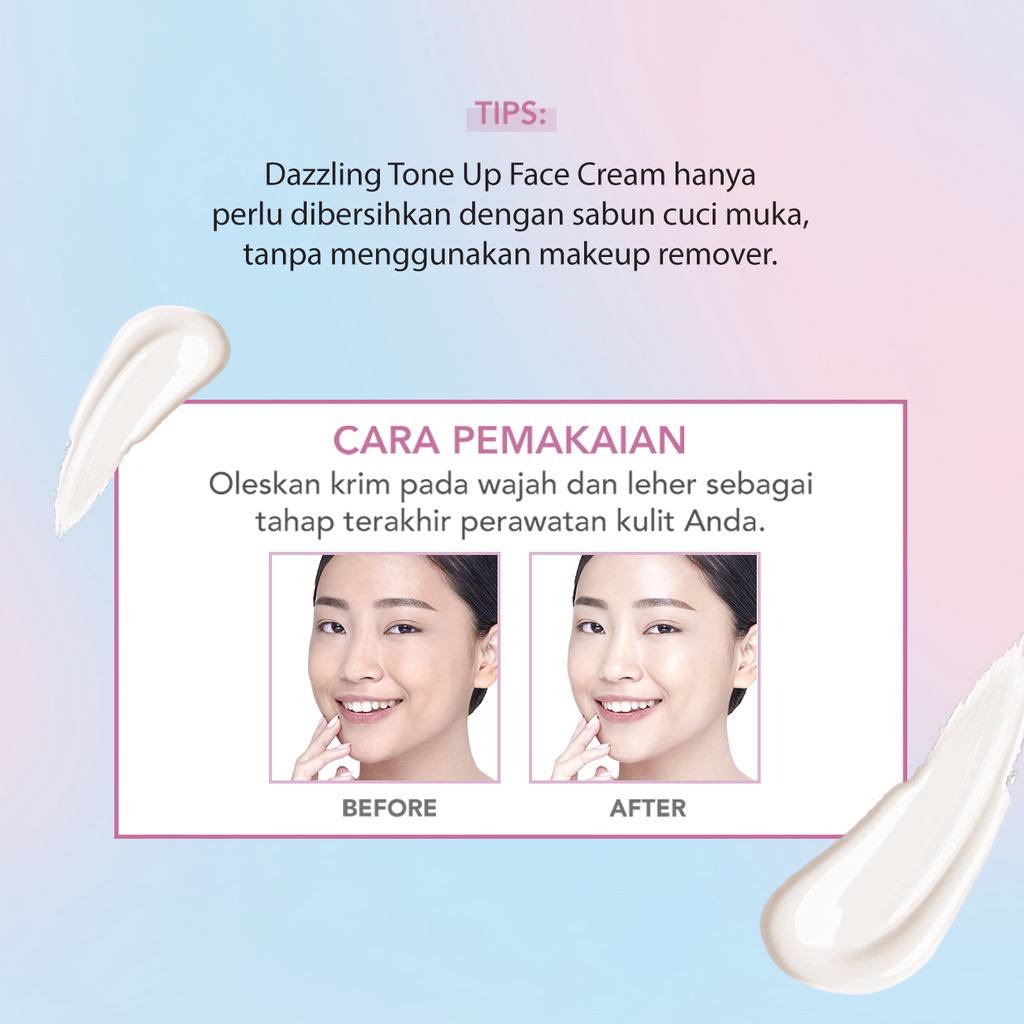 ⭐️ Beauty Expert ⭐️ You Dazzling Tone Up Face Cream / Krim Wajah | Tone Up Body Cream (Kulit Cerah Seketika)