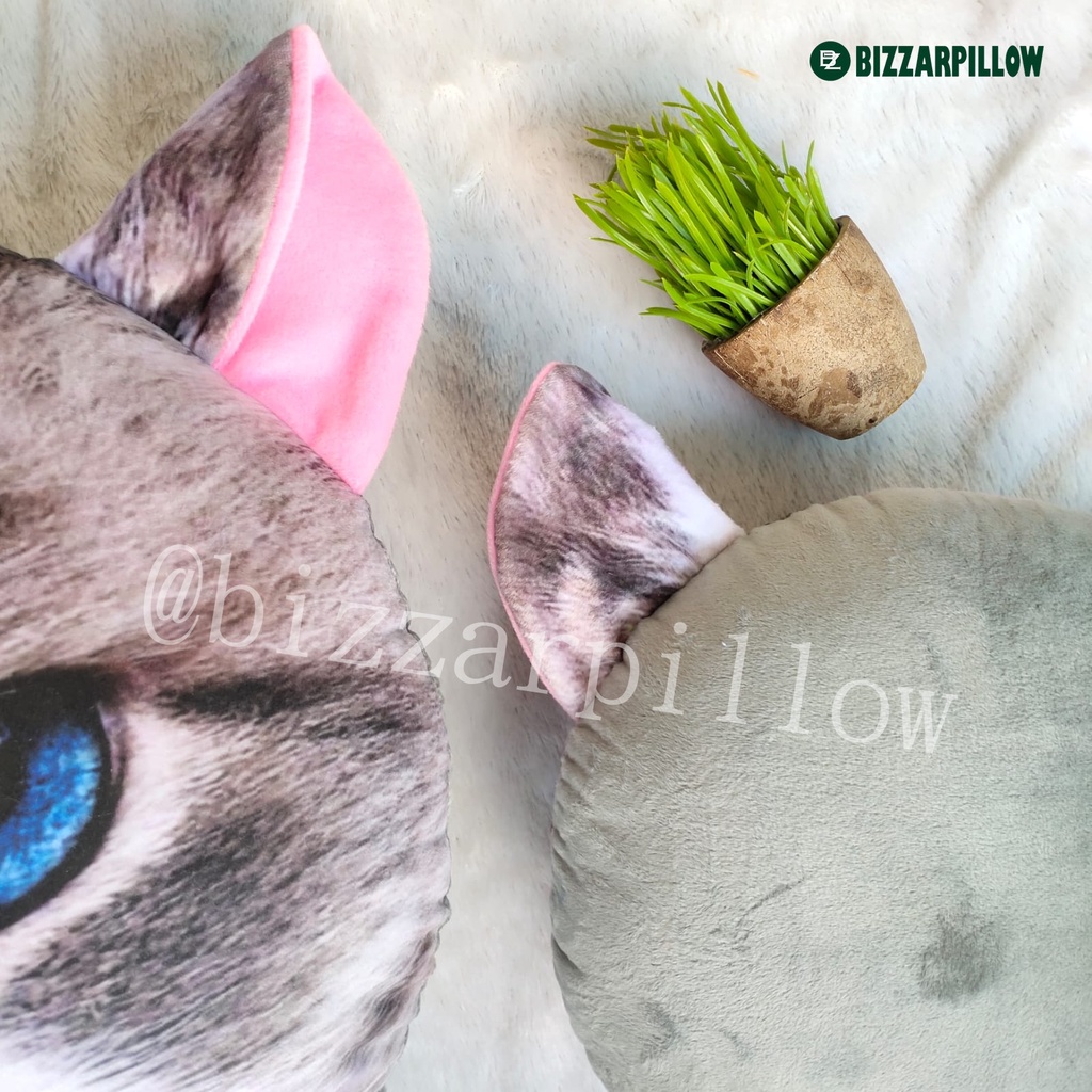 Bizzarpillow Bantal Sofa Bantal Kepala Kucing size L BZ054