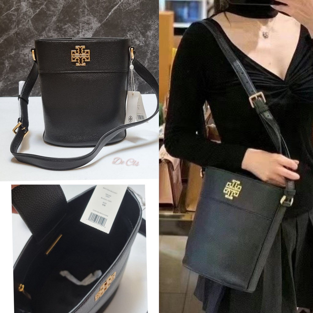 Tas TB Britten bucket black sz 20/27x25x13.5cm