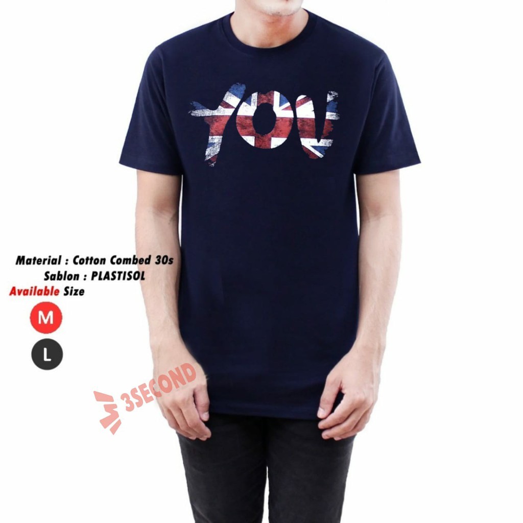 KAOS 3SECOND BAJU DISTRO KAOS PRIA THREE SECOND