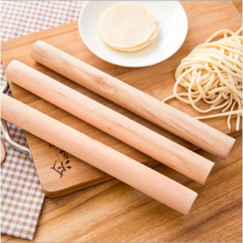 Rolling Pin Kayu Rolling Stick Penggiling Adonan Kue Stik Penggilas Stick