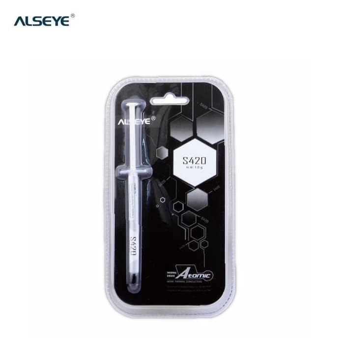 thermal paste silicone alseye s420 - pasta processor suntik kecil s420