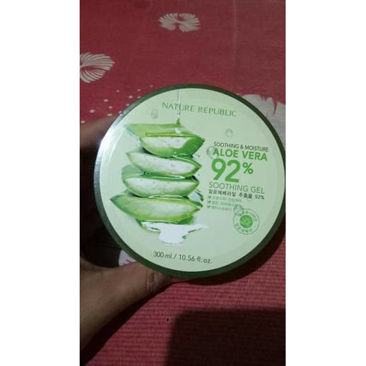 Nature Republic Soothing And Moisture Aloe Vera 92 persen Soothing Gel original korea magic aloevera