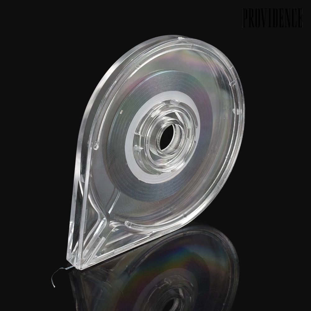 Providence 10Pcs Transparent Nail Art Striping Tape Line Cases Sticker Roller Box Holder