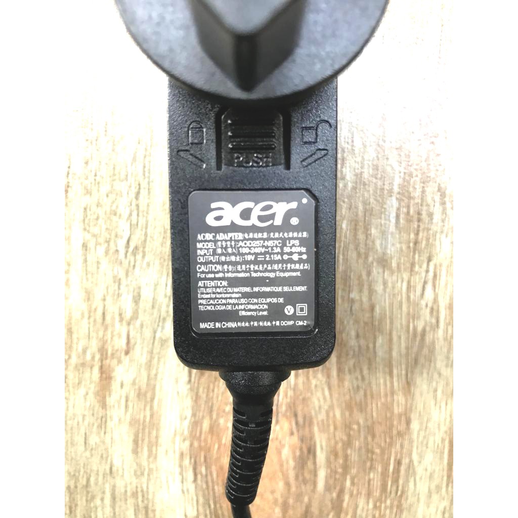 Charger Adaptor acer one original D255 D260 D257 D270 E100 Zg5 Zg8 Happy Dan Happy2 ori adaptor Acer