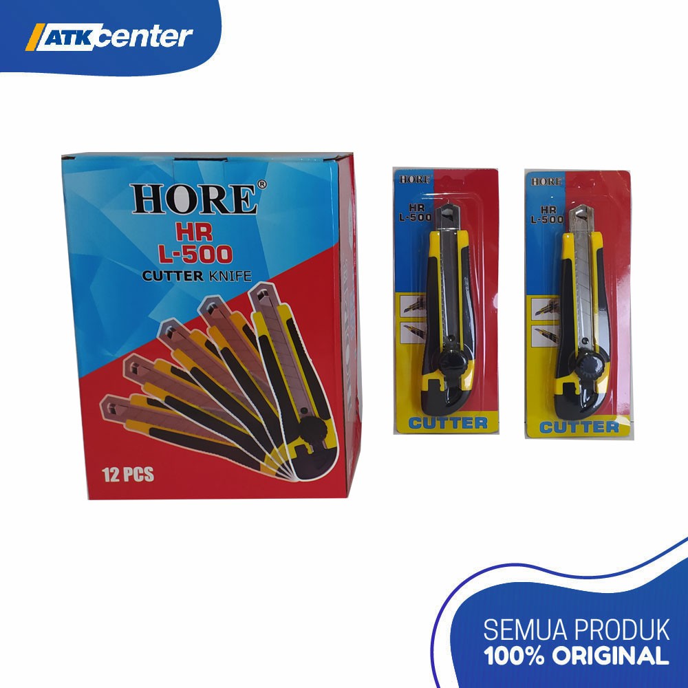 

Pemotong Kertas / Cutter Knife HORE HR L-500