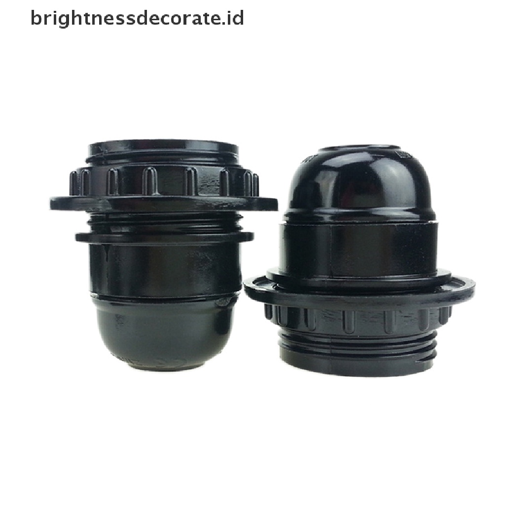 [birth] Black Period Style Screw E27 Light Bulb Lamp Holder Pendant Socket New [ID]