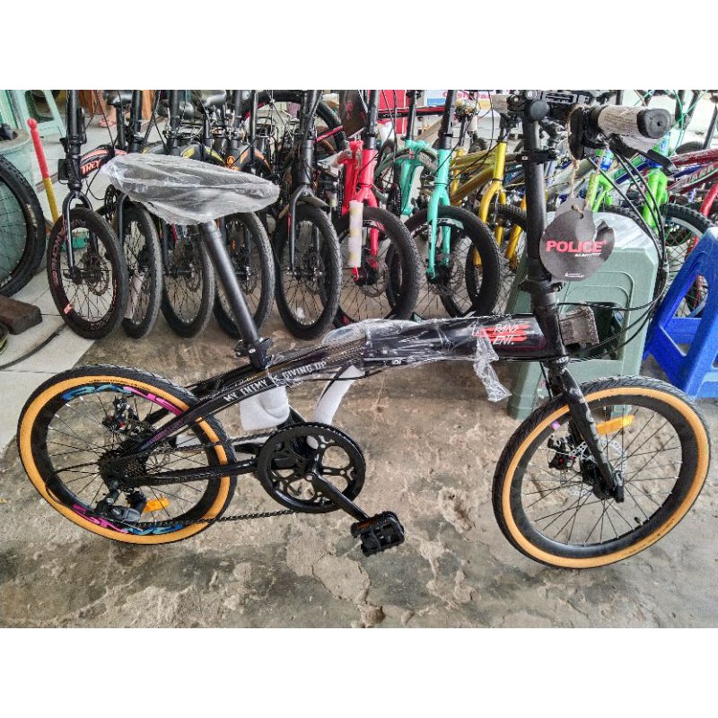 sepeda lipat 20 police rans (Raffi Ahmad)