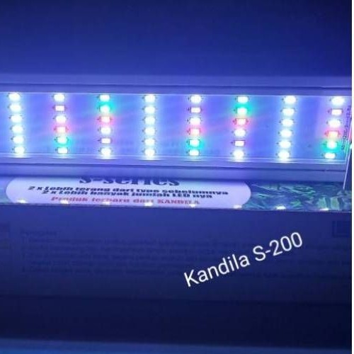 KANDILA LED S-200  10 Watt 4 warna 48 led lebih terang Lampu Aquarium Aquascape