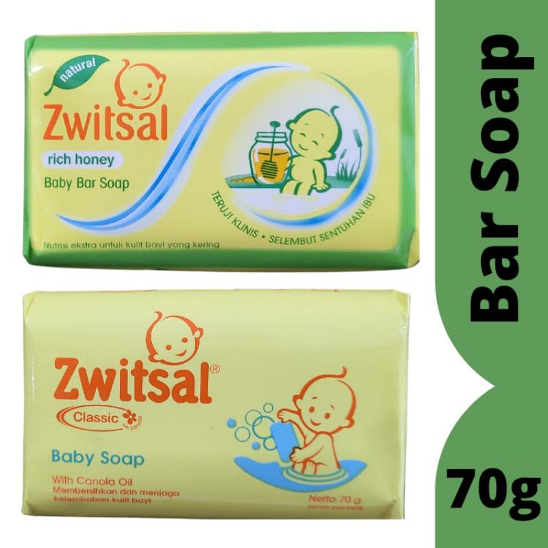 Zwitsal Baby Bar Soap/Sabun batangan bayi