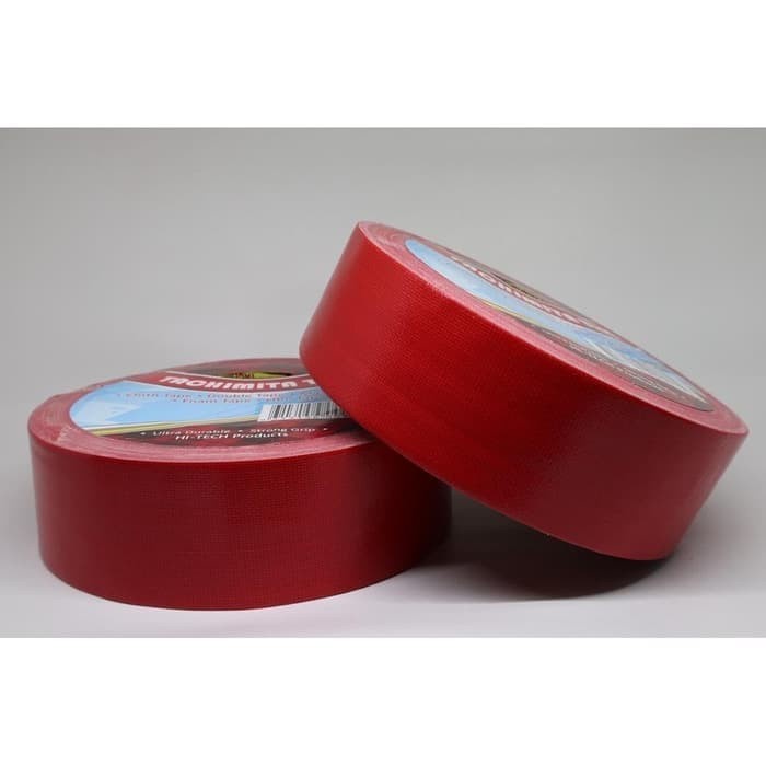 

Produk Unggulan Cloth Tape/Lakban Kain Warna Merah Tachimita Berkualitas 2 Inch 40 M - 207A