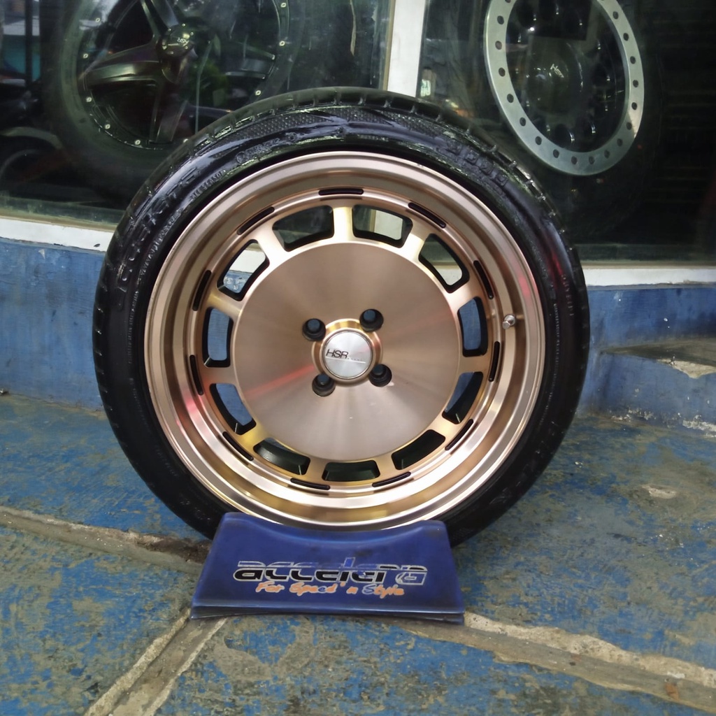 Velg Dan Ban Mobil Bekas Murah Racing Hsr Nemesis Ring 17 Pcd 4x100