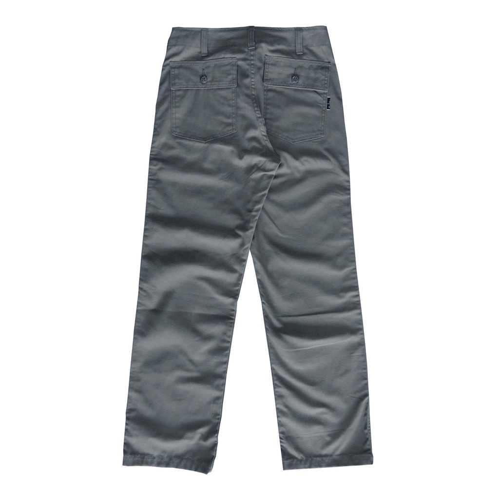 Dritto - Long Pants Baggy Chino - Celana Chino Reguler - Grey