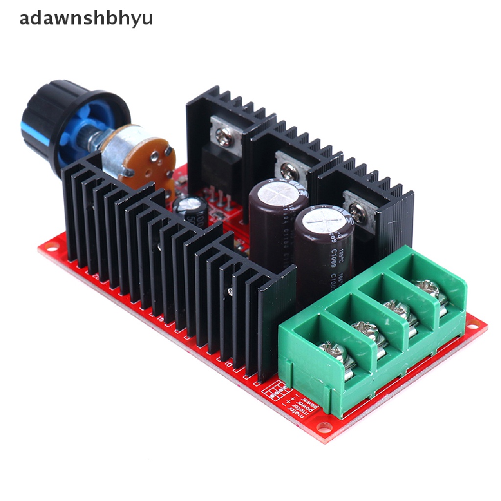 Adawnshbhyu 12V 24V 48V 2000W MAX 10-50V 40A Kontrol Kecepatan Motor DC PWM HHO RC Controller