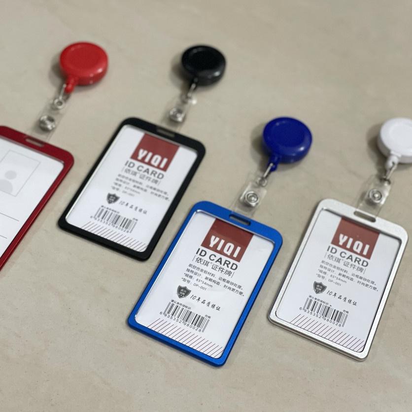 

Update Favorit Tempat Id card name tag Casing ID Card Case Alumunium Besi Dengan Yoyo 1 Set Warna