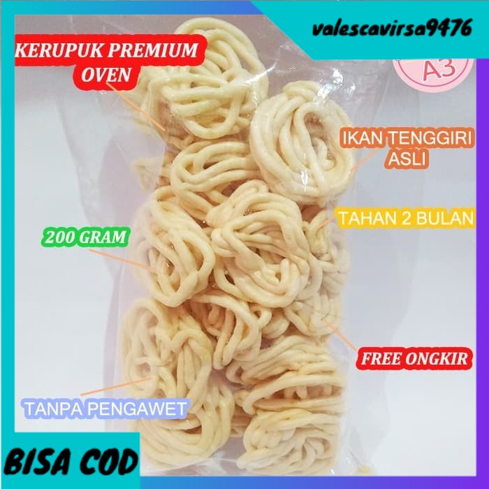 

⭐BISA COD⭐ KERUPUK PREMIUM OVEN IKAN TENGGIRI KEMPLANG OVEN IKAN TENGGIRI SNACK