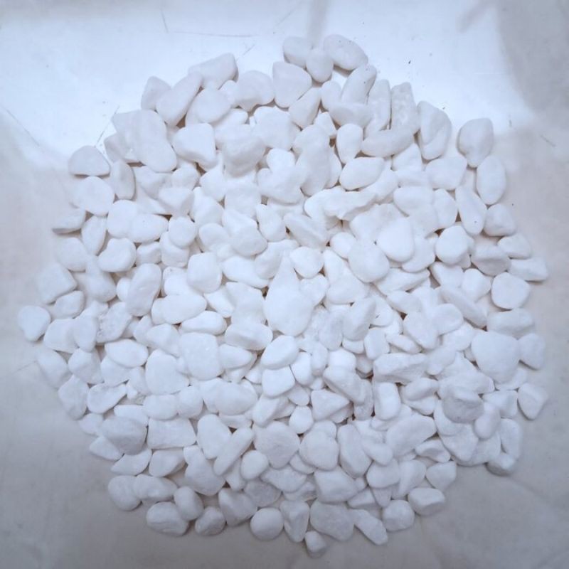 Batu Kerikil Putih Italy {1Kg}