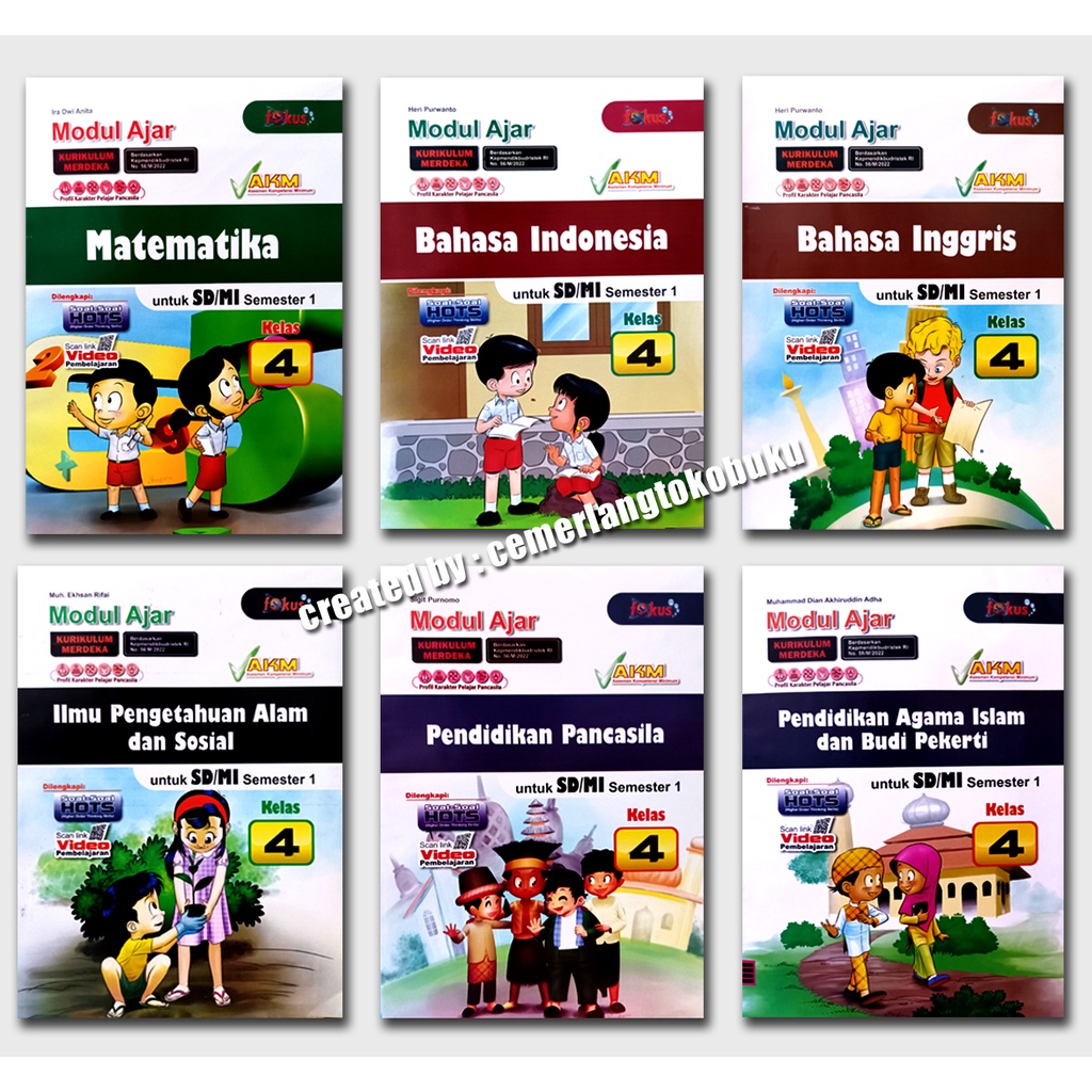 Jual LKS FOKUS KELAS 4 SD KUMER MATEMATIKA IPAS PPKN BAHASA INDONESIA ...