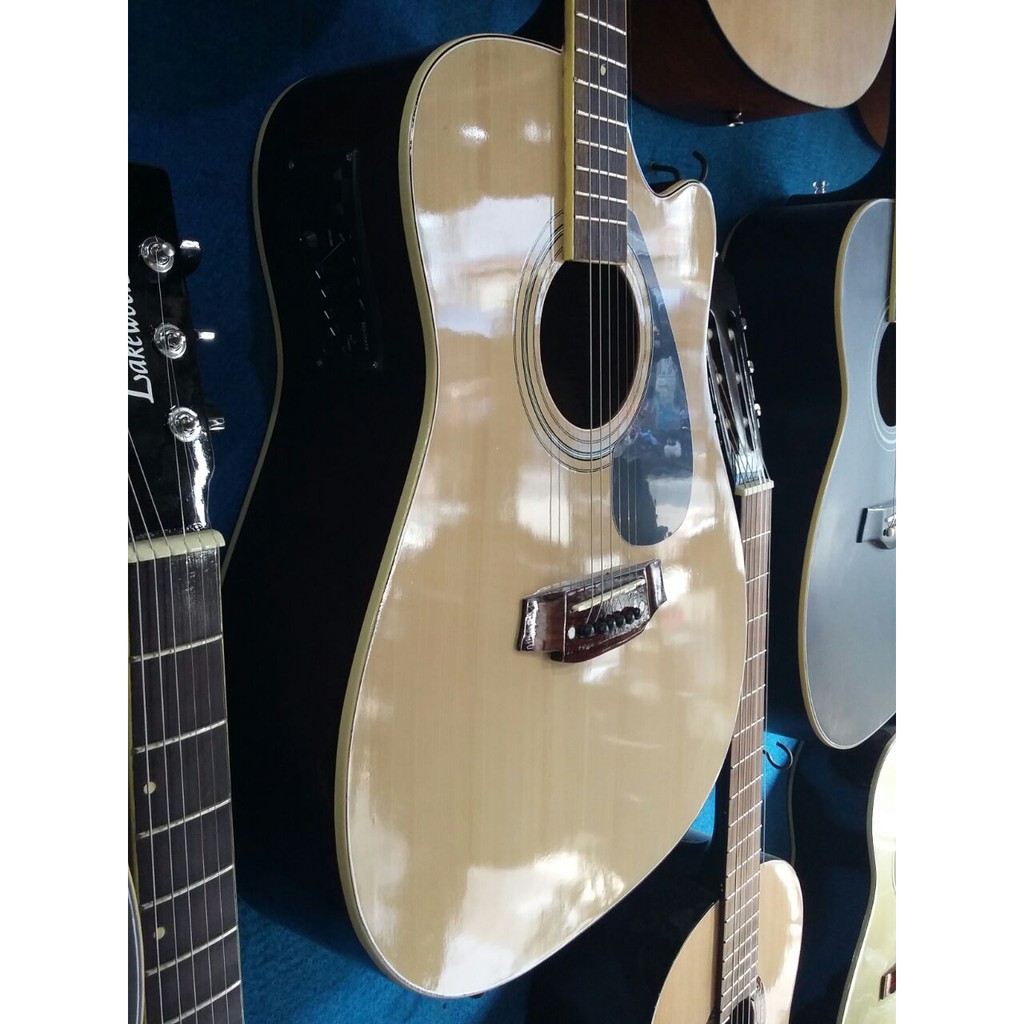 Gitar Akustik Elektrik Jumbo Merk Cole Clark Warna Natural Equalizer Eq-7545 String Jakarta Murah