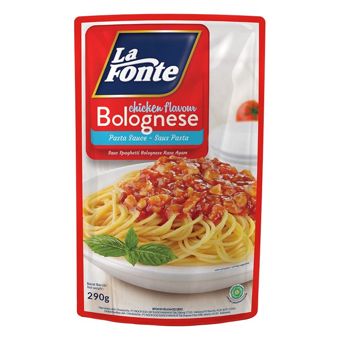

La Fonte Saus Pasta Spaghetti Chicken Bolognese 290gr