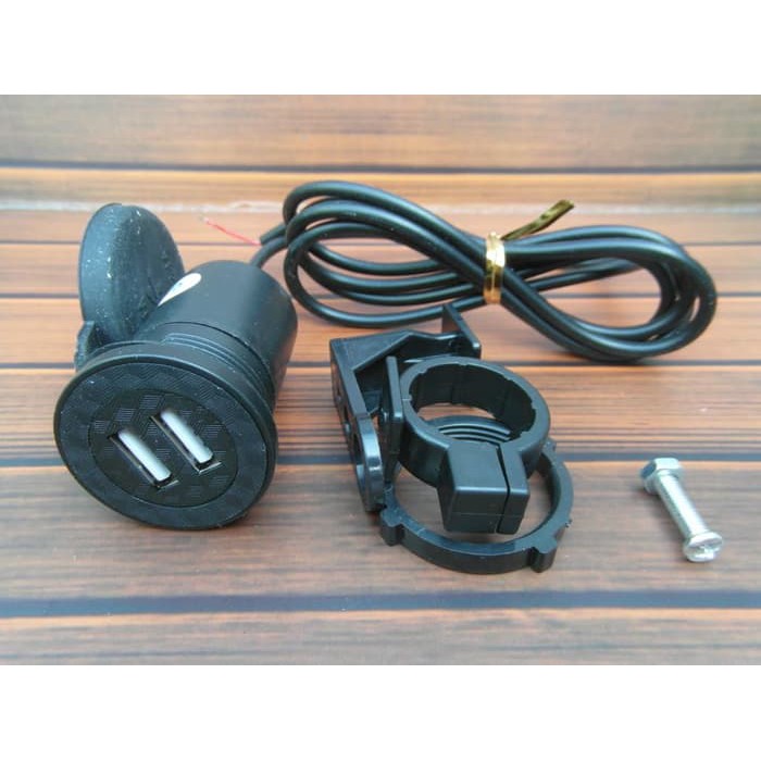 ORIGINAL  CHARGER HP USB 2 IN 1 casan UNIVERSAL Motor mobil Nmax Xmax  KWALITAS TERBAIK
