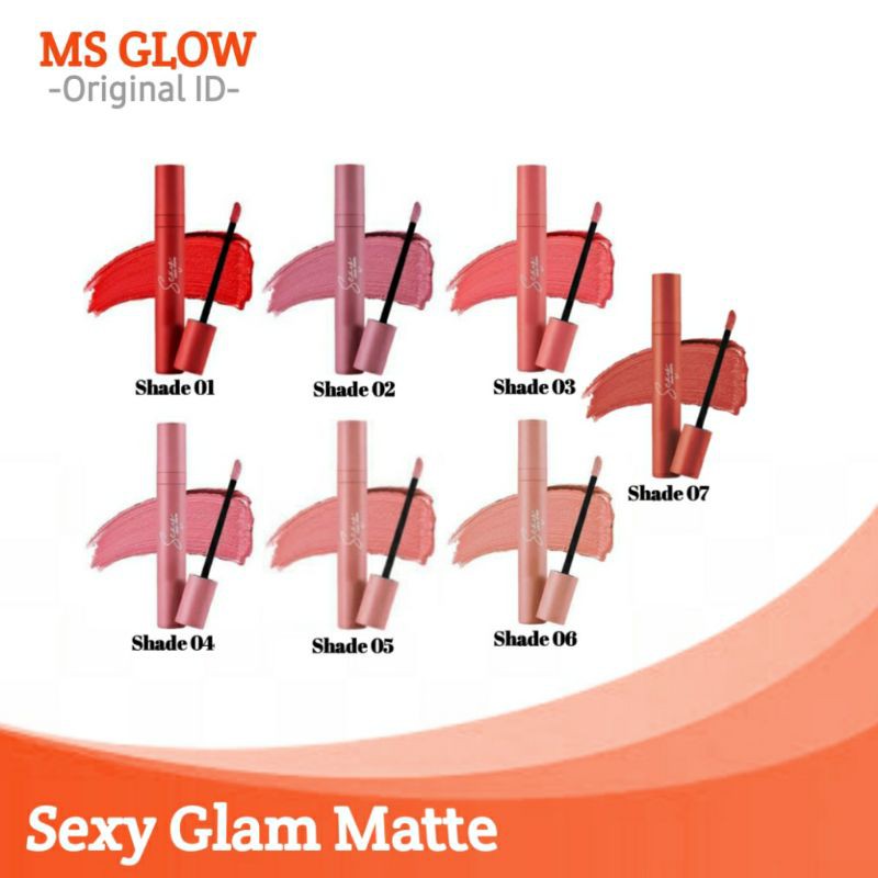 Sexy Glam Matte Ms Glow 100% Produk ORI Seller Resmi