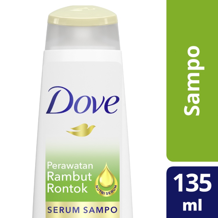 ★ BB ★  Dove Shampoo Nutritive Solutions Total Hair Fall Treatment | Dove Shampoo Perawatan Rambut Rontok 135ml