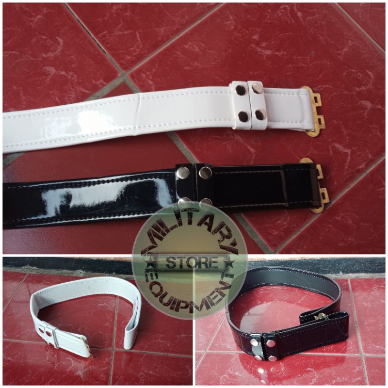 KOPEL KILAP HITAM PUTIH POLOS - KOPEL SATPAM SECURITY POLISI DISHUB SATPOL PP