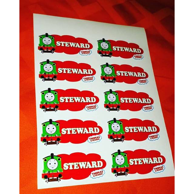 

CUSTOM STICKER NAMA WATERPROOF / STIKER BUKU