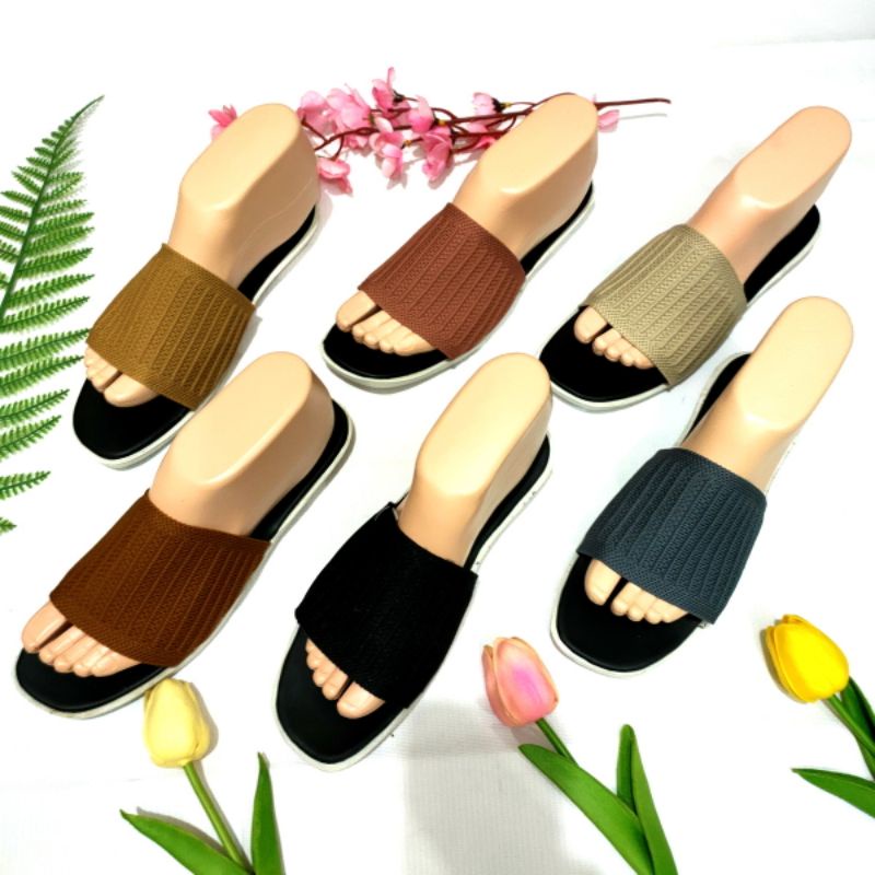 sandal wanita murah rajut import Felonie WM 01. Rajut terbaru. WAJIB BACA DESKRIPSI