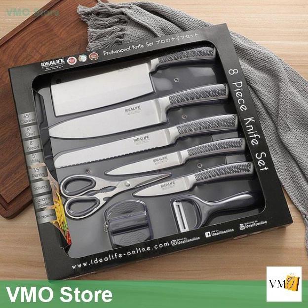 

IL-163S PROFESSIONAL KNIFE SET PERLENGKAPAN PISAU DAPUR - IDEALIFE BVN65496G