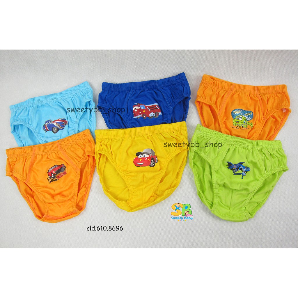 6 PCS CELANA DALAM ANAK LAKI LAKI / PAKAIAN DALAM ANAK (M , L ,XL)