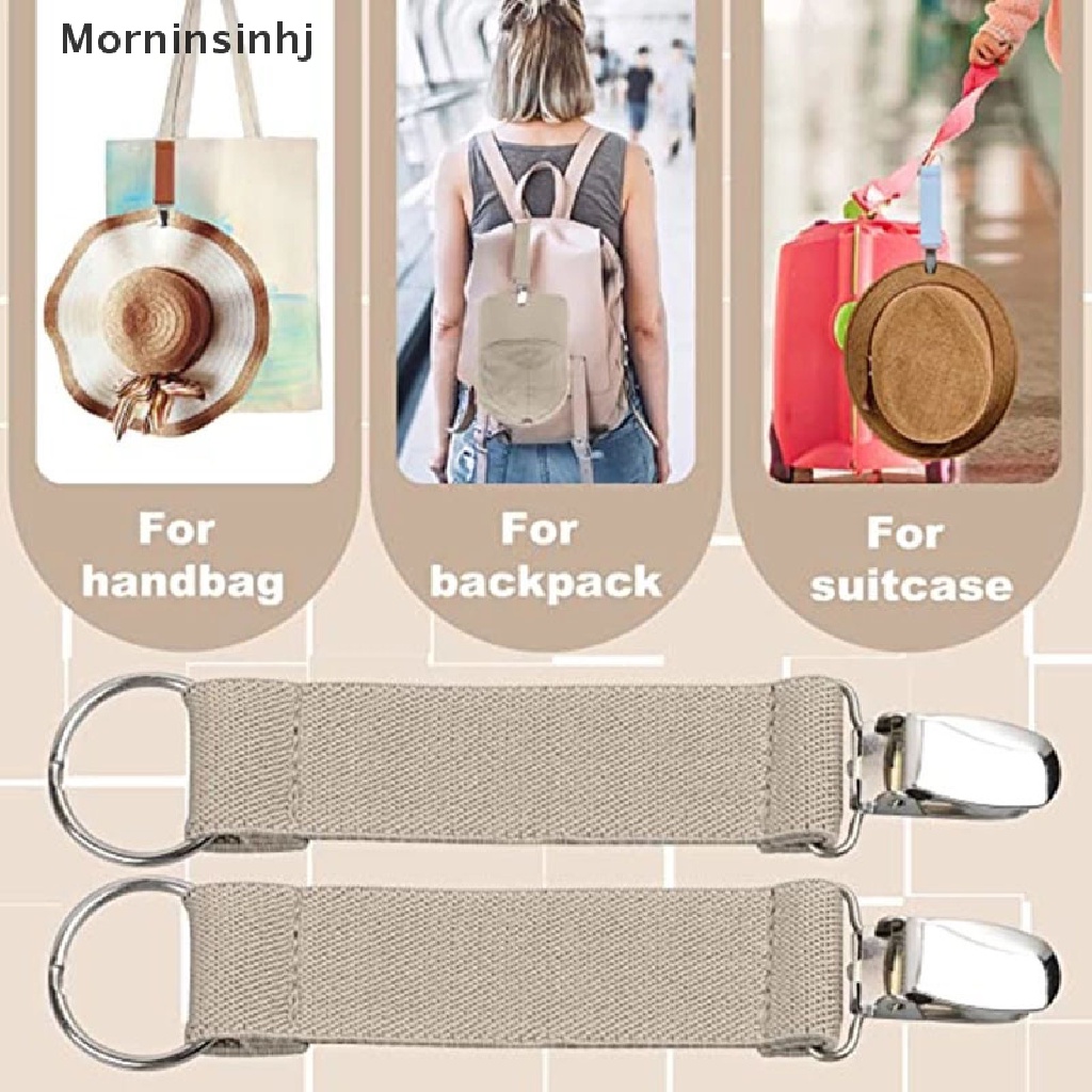 Mornin Klip Holder Topi / Tas Elastis Portable Multifungsi Untuk Travel