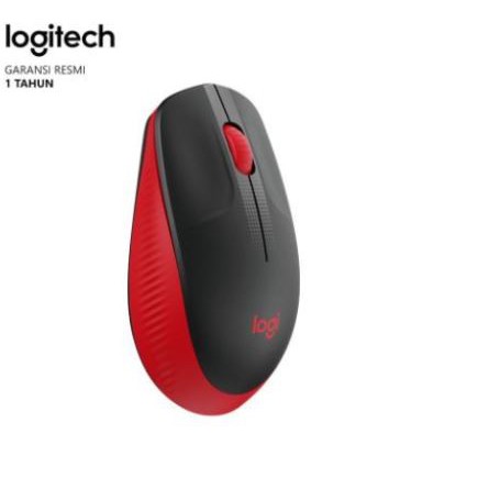 Mouse wireless logitech 2.4ghz optical 1000dpi full-size m190 original for pc laptop office gaming - Mice nirkabel m-190