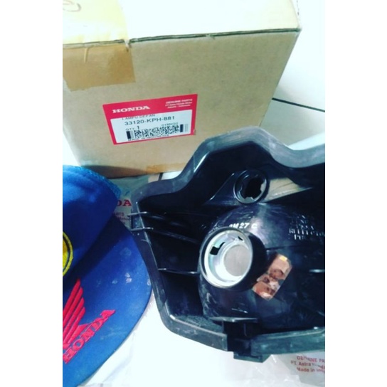 reflektor lampu depan honda karisma original