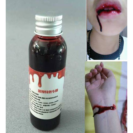 CSP021 – 25/50/100ml Fake Blood / Darah Palsu Buatan Mainan Cosplay Vampire Halloween