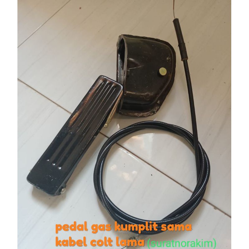 pedal gas komplit +kabelnya buat mobil Mitsubishi colt 120/Lama